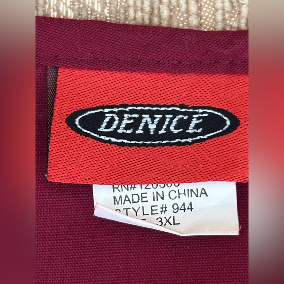 Denice Burgundy Wrap V-Neck Scrub Top with Pockets Size 3XL - Picture 5 of 6